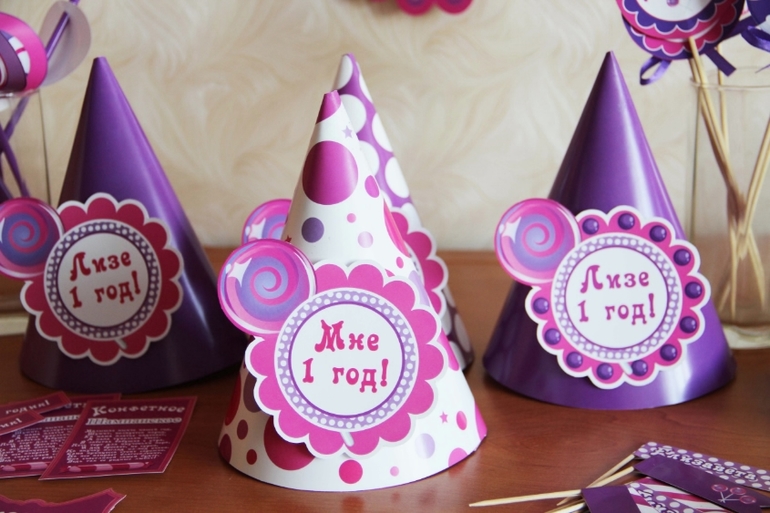 Конфетное оформление дня рождения