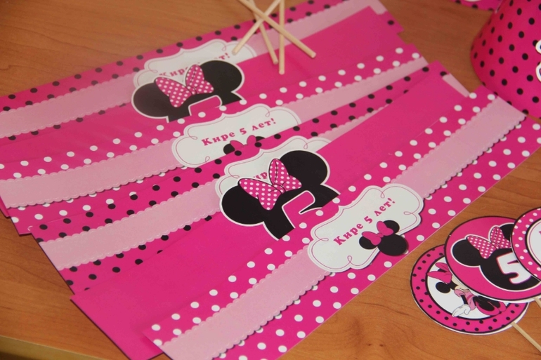 Набор для оформления дня рождения Минни Маус