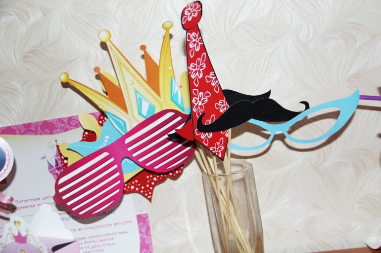 День рождения в стиле "Маленькая принцесса", бумажныая версия