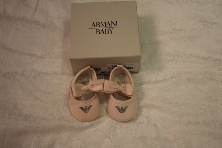 Пинетки Armani 3-9мес