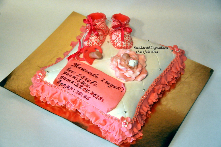 торт подушка