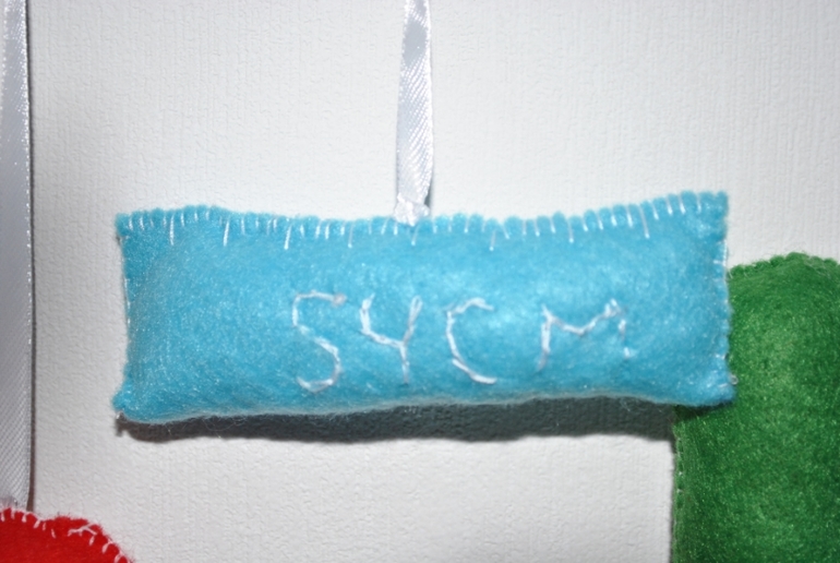 Растяжка из фетра для моего хулиганчика!