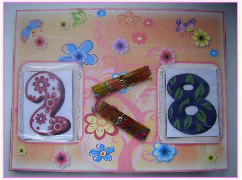 Карточка для сравнения величин