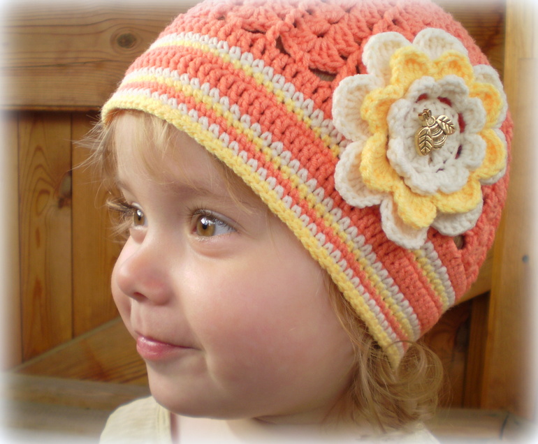 Шапочка "Золотая пчелка"