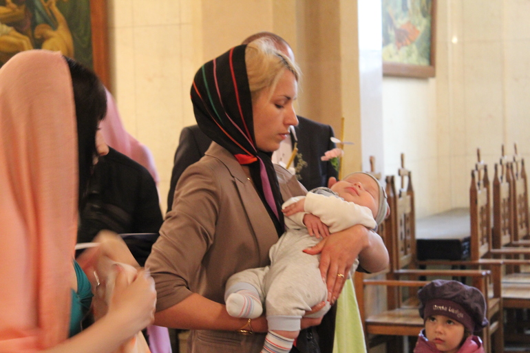 Покрестили мы нашу радость)))