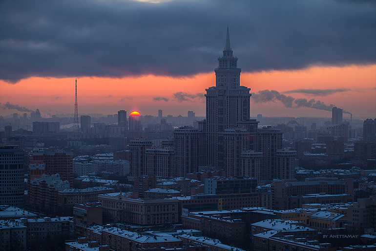 Закатное… Москва