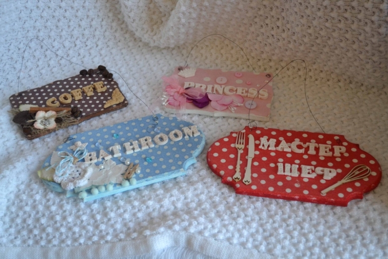 Бирочки для фотосессий