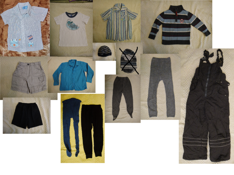 Пакет вещей на рост 110, 1700р. (Москва)