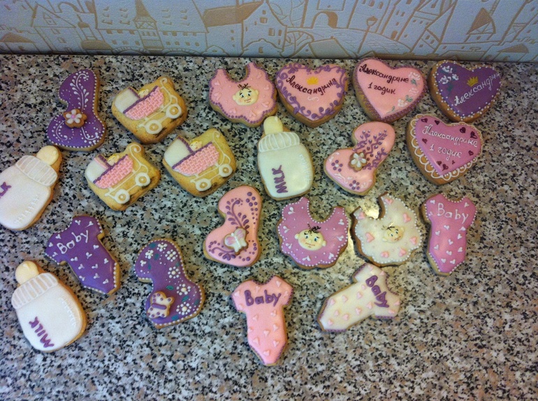 Песочное печенье для малышки