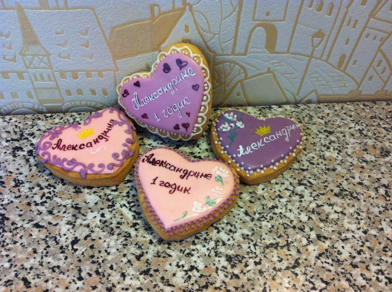 Песочное печенье для малышки