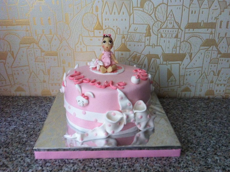 Тортик на годик девочке