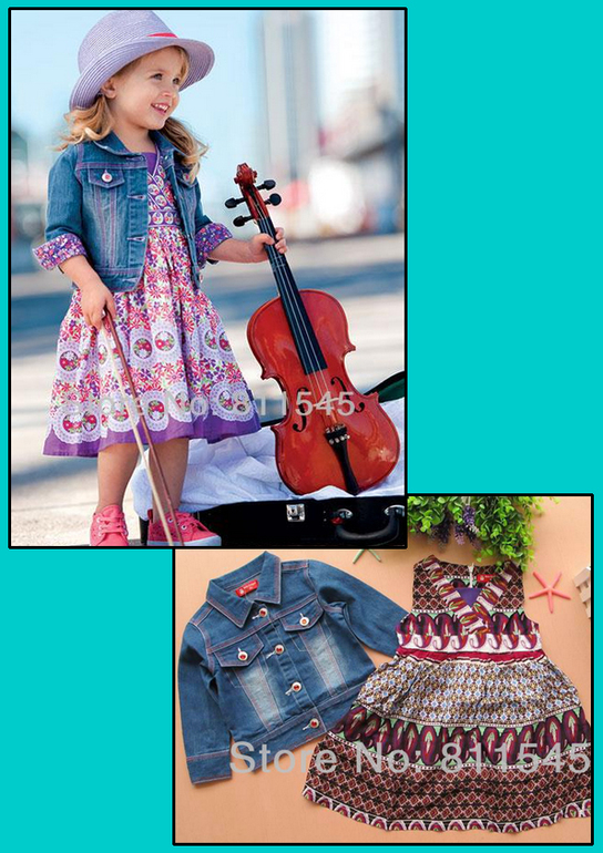 3 875 тг (825 руб) Комплект для девочки. Джинсовая курточка и сарафан.