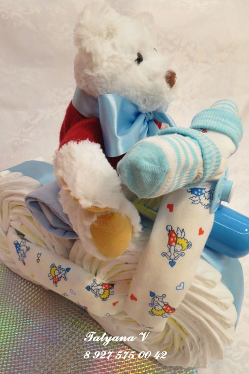 Тортики из памперсов