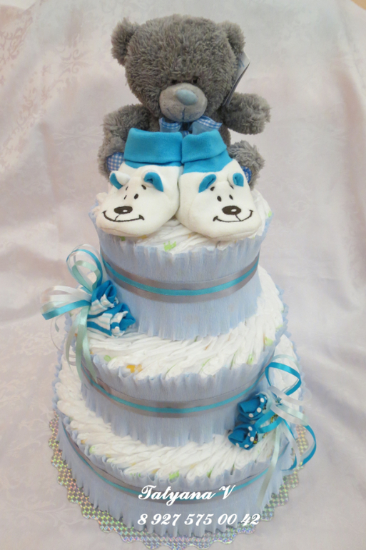 Тортики из памперсов