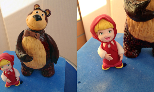 Фигурки на заказ. Маша и Медведь
