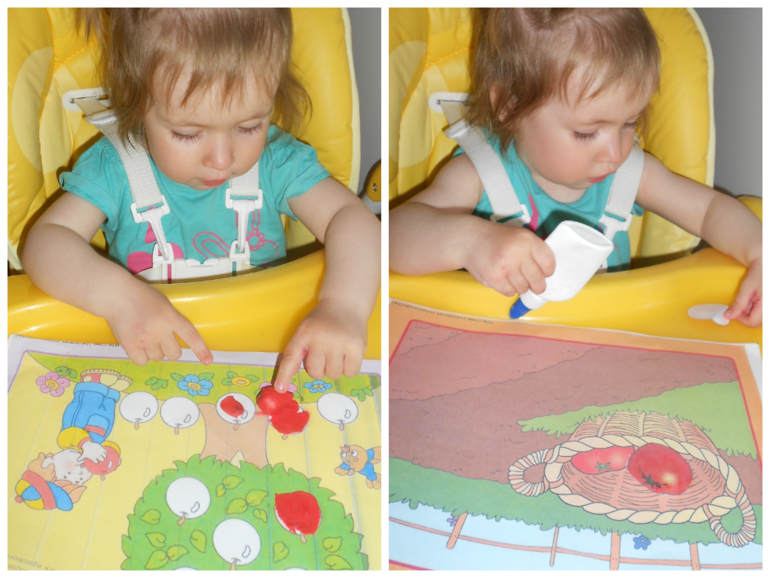 ТЗ Красный цвет. Фрукты, овощи.