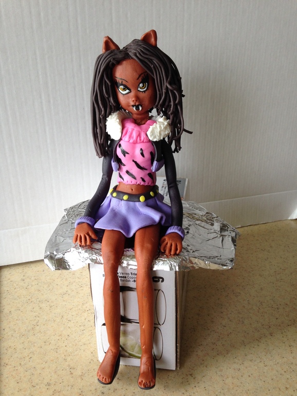 Монстер Хай. Клодин Вульф!!! Делала первый раз!