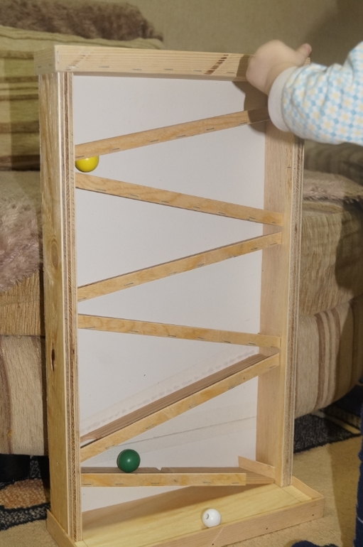 Совместное работа  папы и сына.