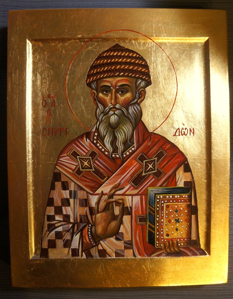 Днем, анимация иконы спиридона тримифунтского