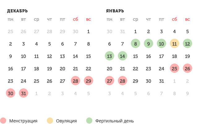 Калькулятор овуляции