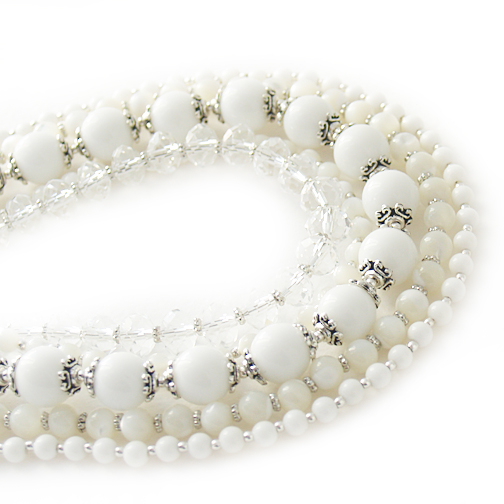 Белоснежное колье