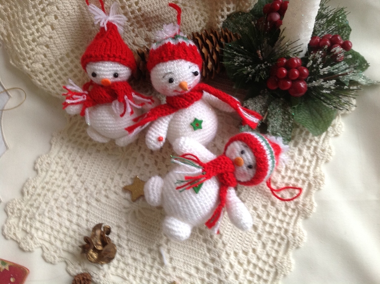 Подарки к Новому Году, ручная работа, игрушки из фетра, декупаж!