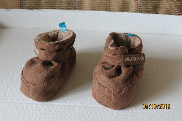 Теплые пинетки Wallaboo 6-12 мес, 400 руб.