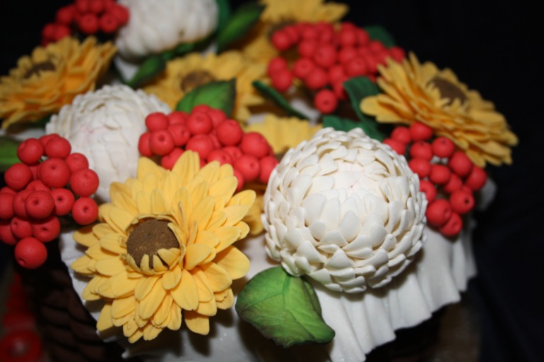 Торт "Корзина с цветами"