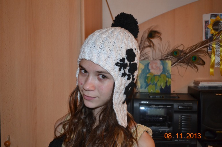 Шапчуля для  любимой донечки.