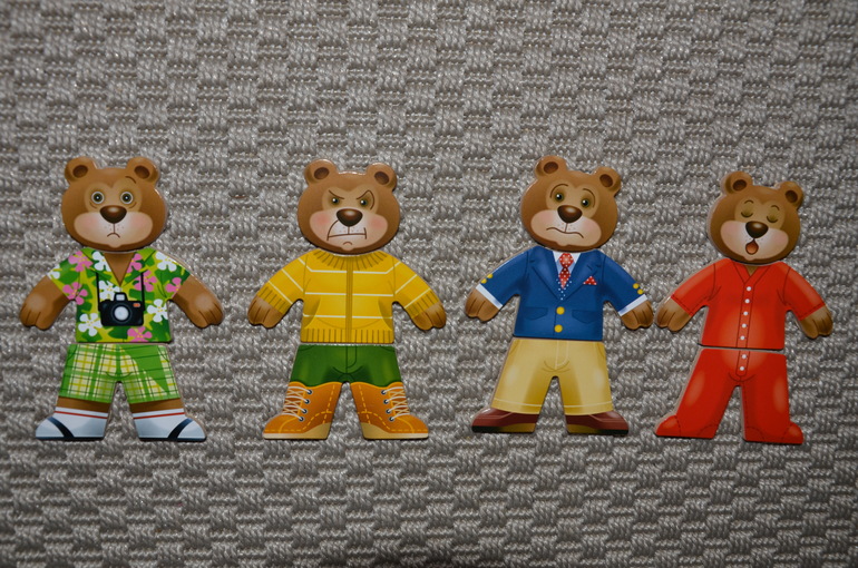 Развивашки - Melissa&Doug; (паззл Одень семью медведей)