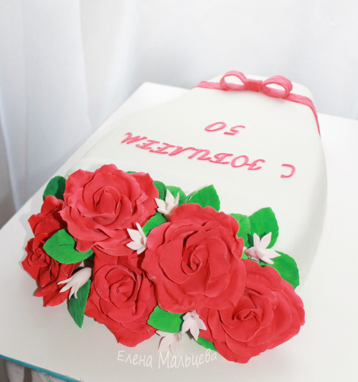 тортик "Букетик роз"3700гр.
