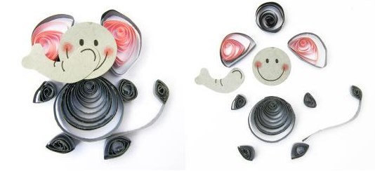 Квиллинг: веселый зоопарк