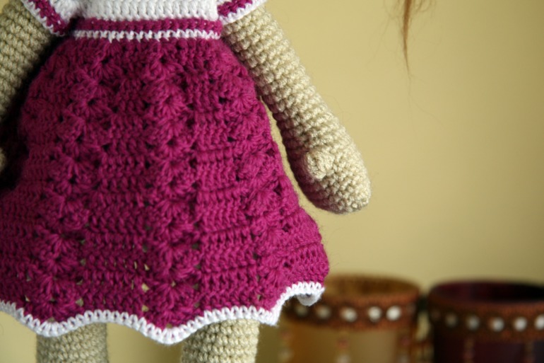 Снежка крючком