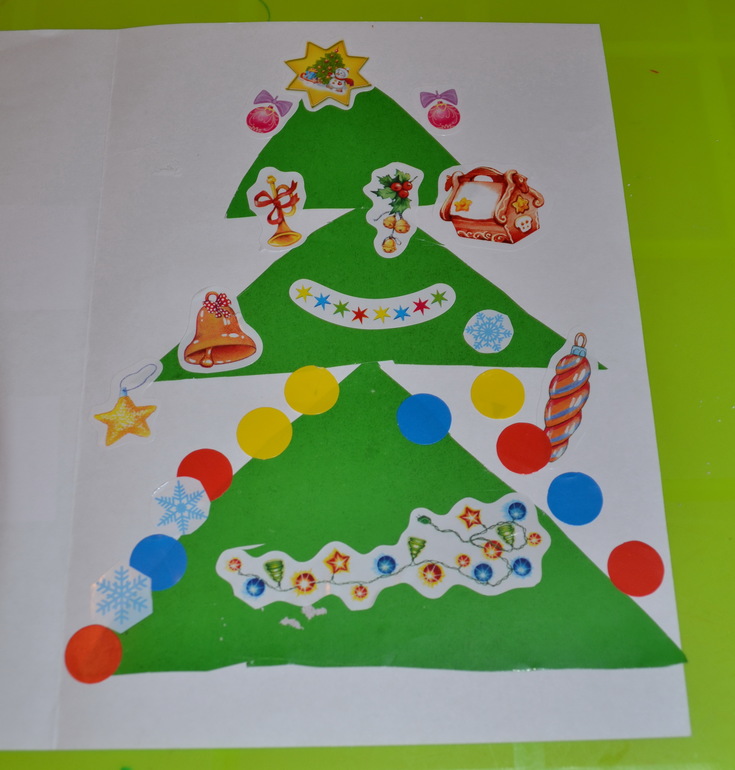 Предновогодние занимашки. Елки-иголки