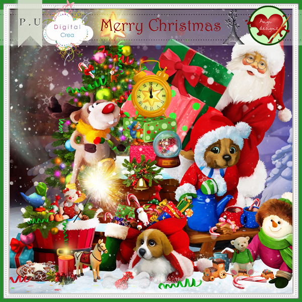 new kit! Merry Christmas by Angi Designs