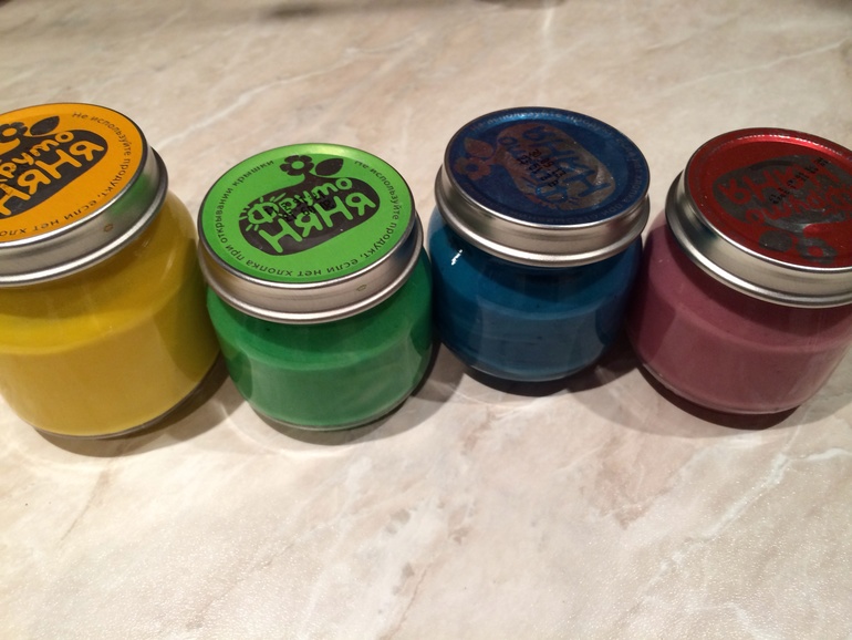 Как приготовить пальчиковые краски самой?!