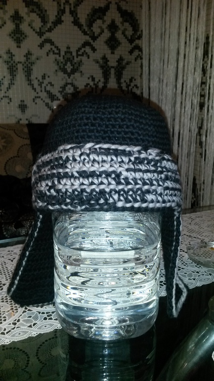 Шапка-ушанка для любимого мужа