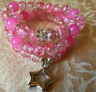 Браслетики ручной работы!!! Порадуйте себя и своих красавиц - дочек стильными браслетиками!