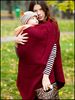 Носим зимой в слинге!