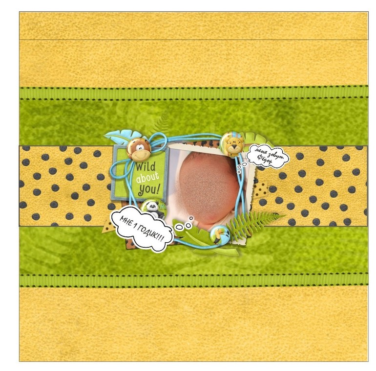 наборчик Zoo готовый(фото) ,принимаю заказы на оформление годовасия !!!!