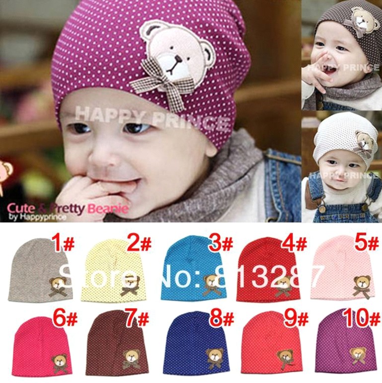 Новые шапочки для девочек и мальчиков