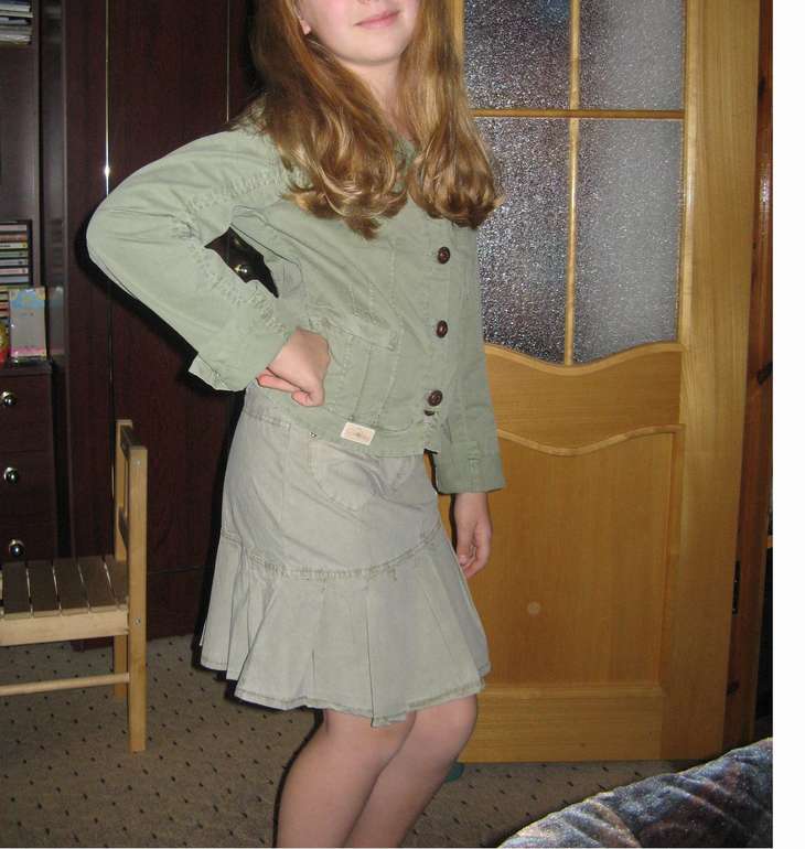 Пуховик Benetton рост 160 - 500руб. и много всего на девочку р.152-164