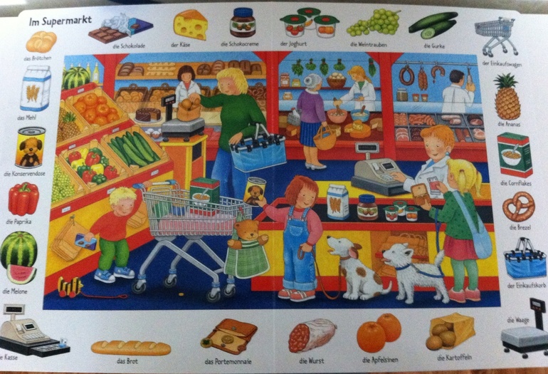 Книга для поиска(18мес+) на немецком