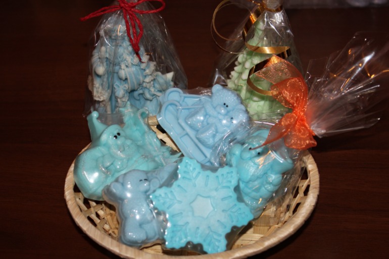 Мыло ручной работы на новый год