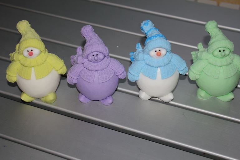 Новогоднее мыло ручной работы