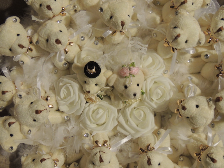 Букет из игрушек "Большая свадьба"