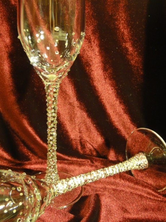 Вот еще бокальчики с кристаллами Swarovski