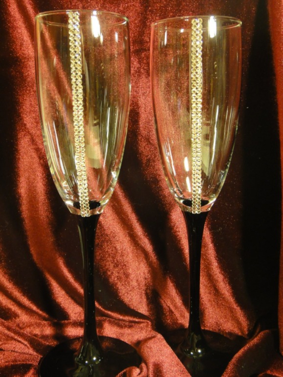 Инкрустация бокалов