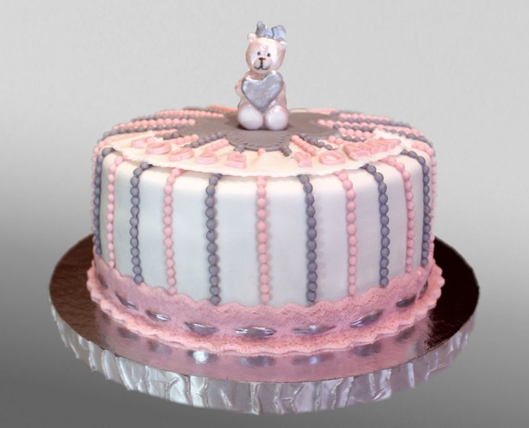 Тортик для маленькой принцессы на годик!