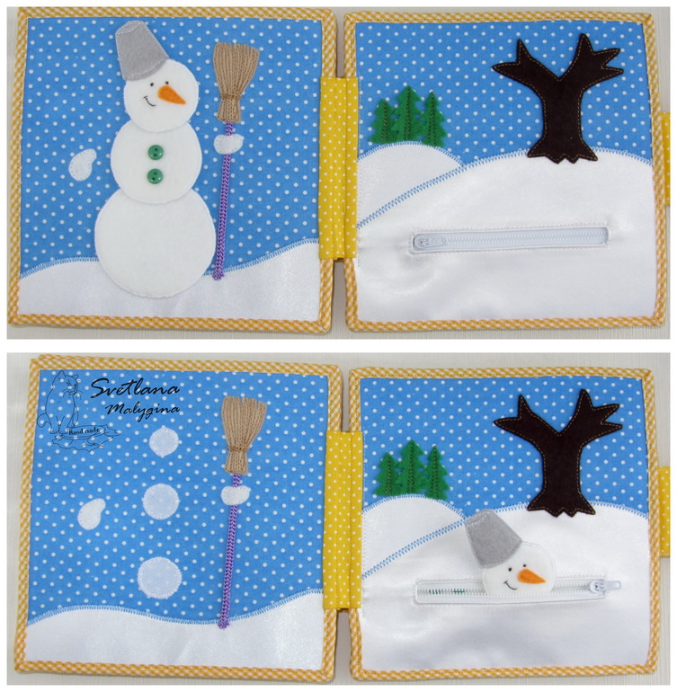 Развивающая книжка Времена года